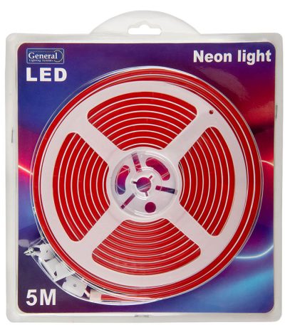 Гибкий неон General GLS-2835-120-9.6-12-NL-IP67-R 512211