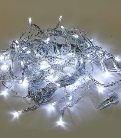 Гирлянда бахрома с эффектом мерцания Uniel ULD-B50006-880/TTK WHITE IP44 UL-00013126