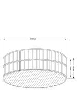 Потолочный светильник Kutek Lavone LAV-PLM-6(P)440-2