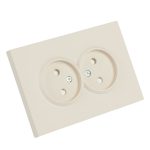 Розетка 2-местная с защитной шторкой Stekker Эмили б/з 250В 16А RST16-5116-08 кашемир soft touch 49903