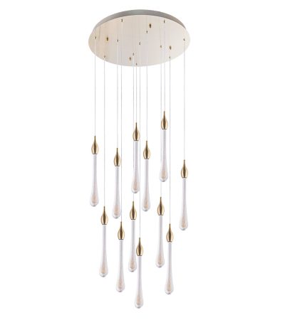 Каскадная люстра Arte Lamp Raindrop A1803LM-36PB