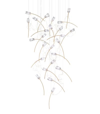 Каскадная люстра Delight Collection 9081P/25 gold