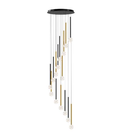 Каскадная люстра Maytoni Bubble dream MOD383PL-L40BBS3K