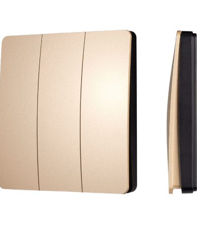 Кнопочная панель Arlight KINETIC-801-22-3G-WP-SUF Gold (No battery, IP67, 433Mhz) 051677