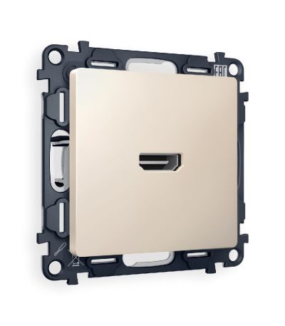 Комплект механизма розетки HDMI 2.0 40V/500mA 2.0GHz 5-18Gbit/s Ambrella Volt Alfa MA334010