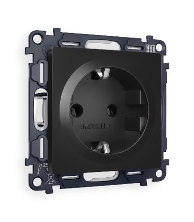 Комплект механизма розетки с/з на винтовых зажимах Ambrella Volt Alfa MA806010