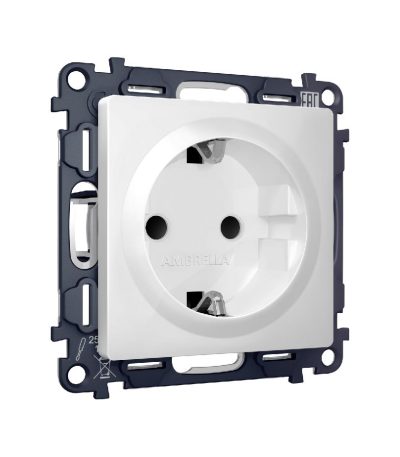 Комплект механизма розетки с/з со шторками Ambrella Volt Alfa MA127010