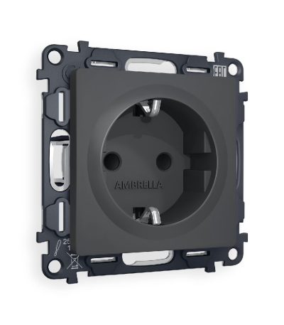 Комплект механизма розетки с/з со шторками Ambrella Volt Alfa MA907010