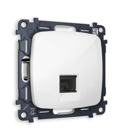 Комплект механизма телефонной розетки RJ-11(4P4C) Ambrella Volt Omega (OP1120, VM190) MO112030