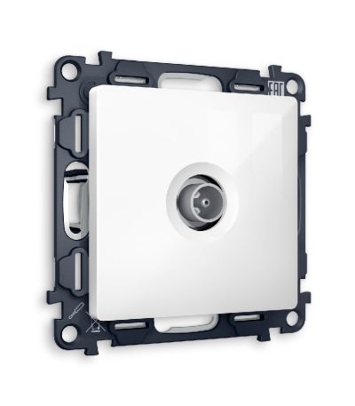 Комплект механизма TV розетки оконечной 50-870 MHz 1dB Ambrella Volt Alfa MA113010