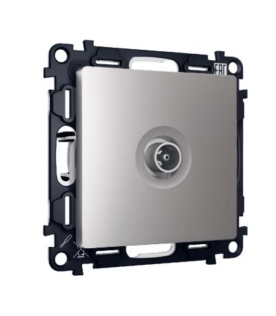 Комплект механизма TV розетки оконечной 50-870 MHz 1dB Ambrella Volt Alfa MA513010