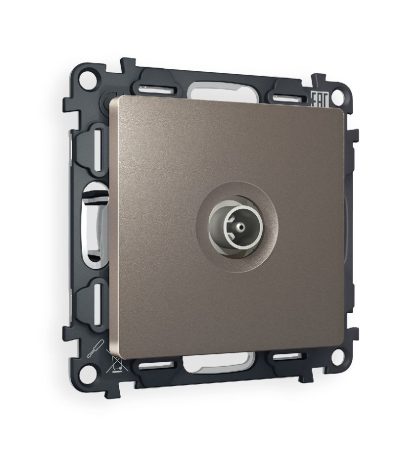 Комплект механизма TV розетки оконечной 50-870 MHz 1dB Ambrella Volt Alfa MA643010