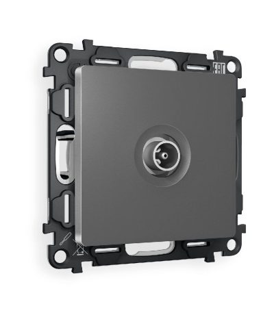 Комплект механизма TV розетки оконечной 50-870 MHz 1dB Ambrella Volt Alfa MA663010