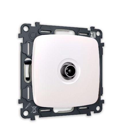 Комплект механизма TV розетки оконечной 50-870 MHz 1dB Ambrella Volt Omega MO213010