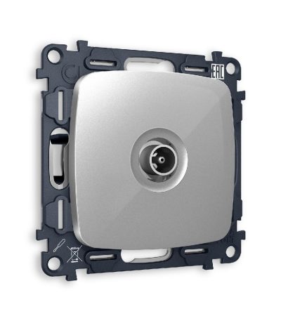 Комплект механизма TV розетки оконечной 50-870 MHz 1dB Ambrella Volt Omega MO413010