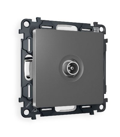 Комплект механизма TV розетки проходной 5-1000 MHz 4dB Ambrella Volt Alfa MA663030