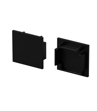 Комплект заглушек для профиля 25×22 2шт Maytoni Led Strip ALM-2522-B-EC 642066