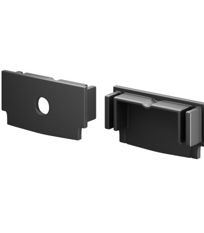 Комплект заглушек для профиля 61×14 2шт Maytoni Led Strip ALM-6114-B-EC 642013