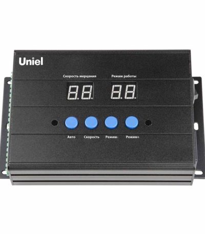 Контроллер DMX для RGB прожектора ULF-L52 Uniel ULC-L52 RGB/DC24V Black UL-00008371