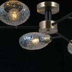 Люстра на штанге Illumico IL0285-6CSQ-79 BK AB