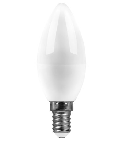 Лампа светодиодная Feron E14 15W 2700K свеча SBC3715 55203