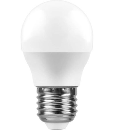 Лампа светодиодная Feron E27 11W 6400K Шар Матовая LB-750 25951