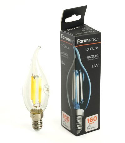 Лампа светодиодная Feron LB-1216 E14 6W 6400K 51264