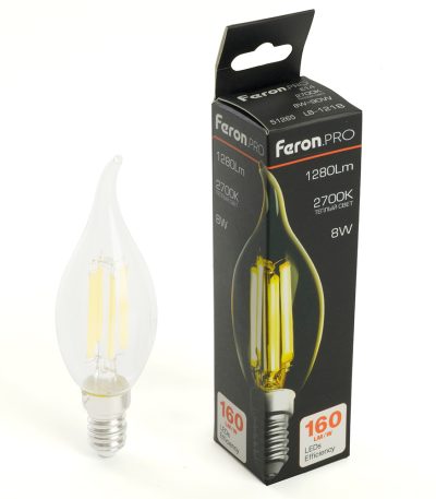 Лампа светодиодная Feron LB-1218 E14 8W 2700K 51265