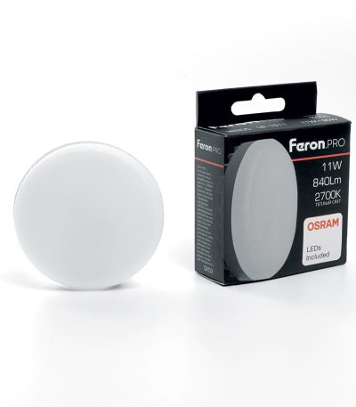 Лампа светодиодная Feron LB-1511 GX53 11W 2700K 38205