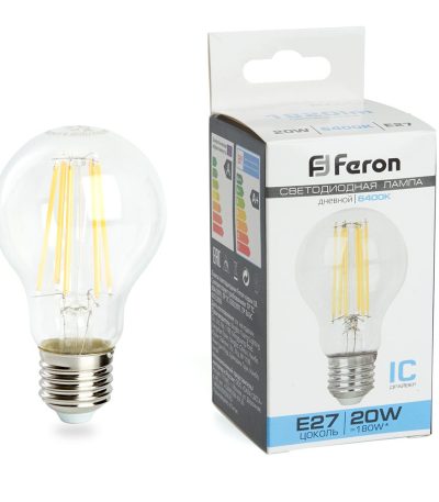 Лампа светодиодная Feron LB-620 Шар E27 20W 6400K 48285