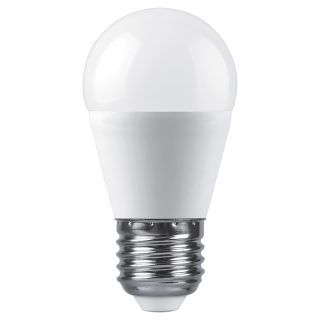 Лампа светодиодная Feron LB-990 шар матовый E27 15W 175-265V 4000K 52077