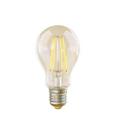 Лампа светодиодная филаментная диммируемая Voltega E27 8W 2800К груша прозрачная VG10-А1E27warm8W-FD 5489