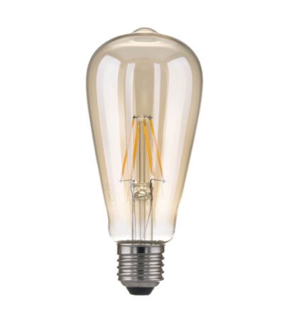 Лампа светодиодная филаментная Elektrostandard E27 6W 3300K прозрачная 4690389063954