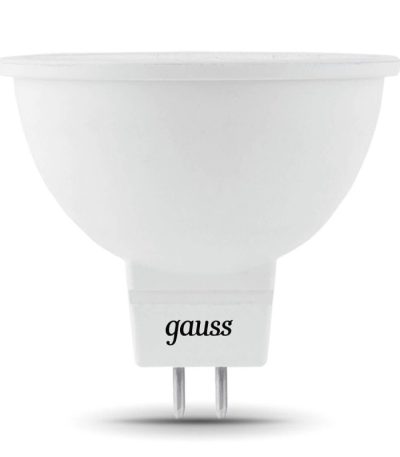 Лампа светодиодная Gauss GU5.3 5W 4100K матовая 201505205
