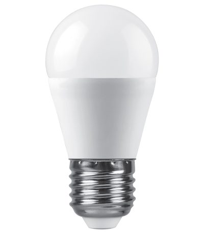 Лампа светодиодная Saffit SBG4520 шар матовый E27 20W 230V 4000K 55277