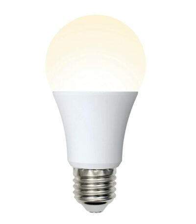 Лампа светодиодная (UL-00002371) Uniel E27 10W 3000K матовая LED-A60-10W/WW/E27/FR/MB PLM11WH