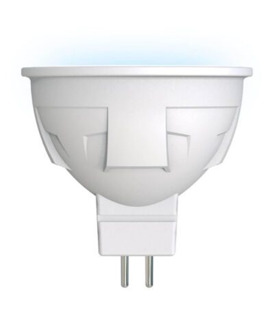 Лампа светодиодная (UL-00002422) Uniel GU5.3 6W 4000K матовая LED-JCDR 6W/NW/GU5.3/FR PLP01WH
