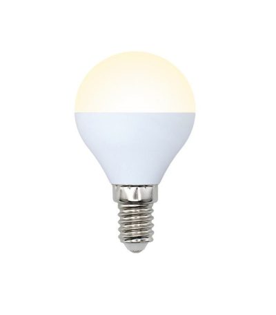 Лампа светодиодная (UL-00003820) Volpe E14 7W 3000K матовая LED-G45-7W/WW/E14/FR/NR