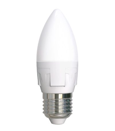 Лампа светодиодная Uniel LED-C37 7W/6500K/E27/FR PLP01WH UL-00011015