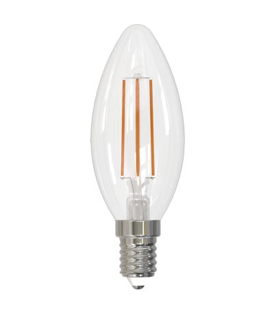 Лампа светодиодная Volpe Optima LED-C35-7W/3000K/E14/CL/SLF UL-00008332