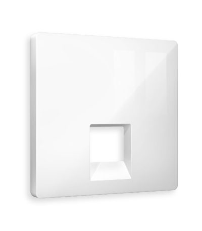 Лицевая панель для компьютерной/телефонной розетки RJ-45/RJ-11 Ambrella Volt Alfa AP1120