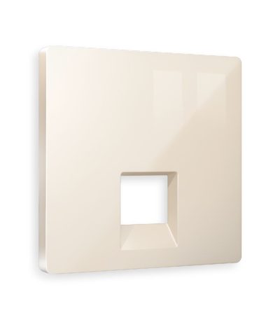 Лицевая панель для компьютерной/телефонной розетки RJ-45/RJ-11 Ambrella Volt Alfa AP3120