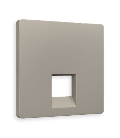 Лицевая панель для компьютерной/телефонной розетки RJ-45/RJ-11 Ambrella Volt Alfa AP3720