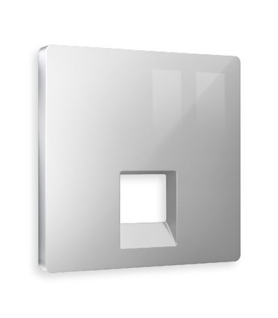 Лицевая панель для компьютерной/телефонной розетки RJ-45/RJ-11 Ambrella Volt Alfa AP4120