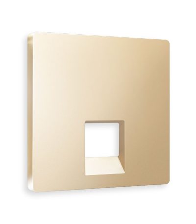 Лицевая панель для компьютерной/телефонной розетки RJ-45/RJ-11 Ambrella Volt Alfa AP6120