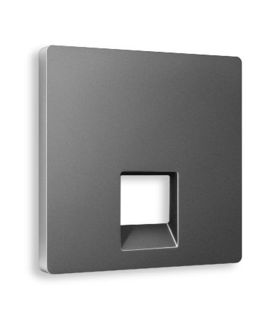 Лицевая панель для компьютерной/телефонной розетки RJ-45/RJ-11 Ambrella Volt Alfa AP6620