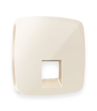 Лицевая панель для компьютерной/телефонной розетки RJ-45/RJ-11 Ambrella Volt Omega OP3120