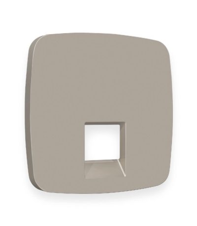 Лицевая панель для компьютерной/телефонной розетки RJ-45/RJ-11 Ambrella Volt Omega OP3720