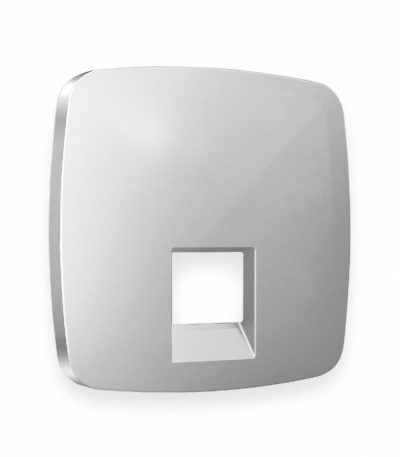 Лицевая панель для компьютерной/телефонной розетки RJ-45/RJ-11 Ambrella Volt Omega OP4120