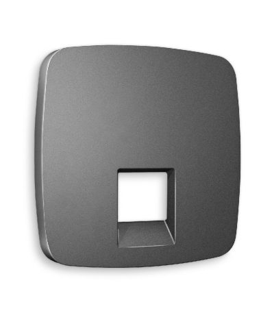 Лицевая панель для компьютерной/телефонной розетки RJ-45/RJ-11 Ambrella Volt Omega OP6620